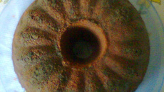 Bolo de fubá com canela