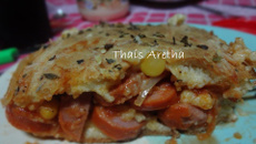 Cachorro quente de forno (delicioso)