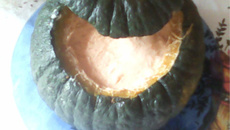 Bobó de frango na moranga