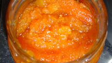 Chimia de abóbora com coco