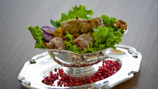 Charuto com folha de couve