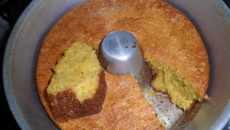 Bolo de milho cremoso - rápido e simples