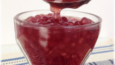 Sagu de vinho de micro-ondas