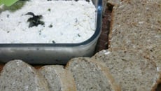 Pão rápido de linhaça com passas