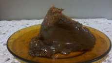 Bolo escuro de coca - cola