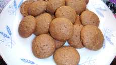 Biscoitos de chocolate e aveia