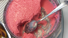 Gelatina cor de rosa