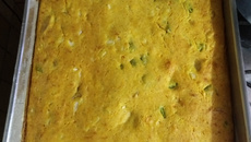 Torta de abóbora e alho poró