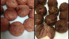 Almôndegas recheadas