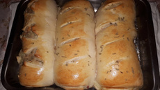 Pão caseiro Edivan e Núbia