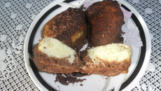 Bolinho de chuva prestígio da Bel