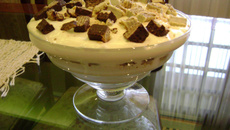 Creme de limão com Bis