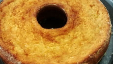 Bolo cremoso de fubá