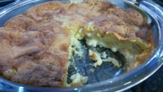 Torta de banana ao leite condensado