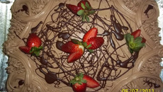 bolo trufado de chocolate da Mi