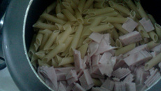 Lasanha de panela de pressão