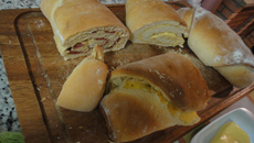 Pão fácil com ou sem recheio