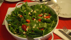 Espinafre com Morangos