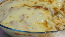 Macarrão de forno cremoso