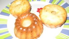 Muffin de queijo parmesão