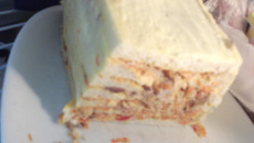 Torta gelada de frango