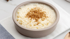 Arroz doce cremoso da Taquette
