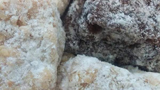 Palha italiana com coco ralado