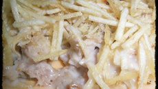 Sobras de pernil com requeijão cremoso