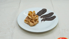 Crepe de Doce de Abóbora com Coco - Áurea