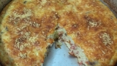 Torta de repolho no liquidificador