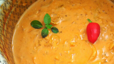 Repolho refogado com creme de leite