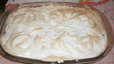 Delícia de banana com suspiro