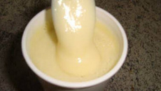 Leite condensado caseiro sem leite em pó