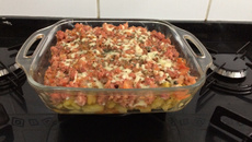 Nhoque de abóbora com Ragu 