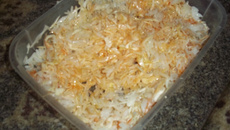Arroz com repolho rápido