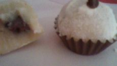 Brigadeiro de leite em pó com creme de avelã