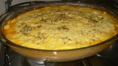 Escondidinho de batata com carne moída