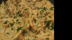 Refogado de fígado com maionese