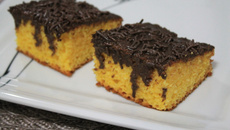 Bolo de cenoura fofo