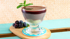 Cheesecake de açaí