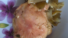 Sobrecoxas de frango na cerveja