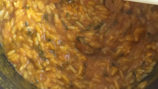 Papinha de espinafre com abóbora