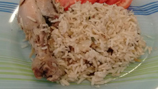 Arroz com frango