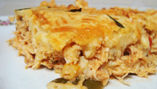 Torta cremosa de frango