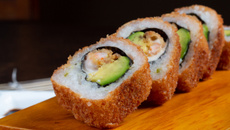 Sushi de frango na air fryer