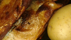 Peito de peru ao champanhe