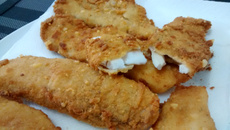 Filé de tilápia empanado