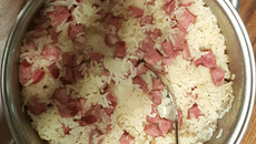 Arroz com cerveja