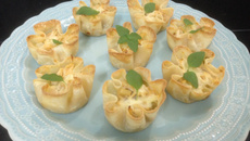 Cestinha de frango com catupiry