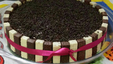 Bolo de chocolate de liquidificador